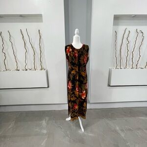 Tropical Floral Maxi Dress